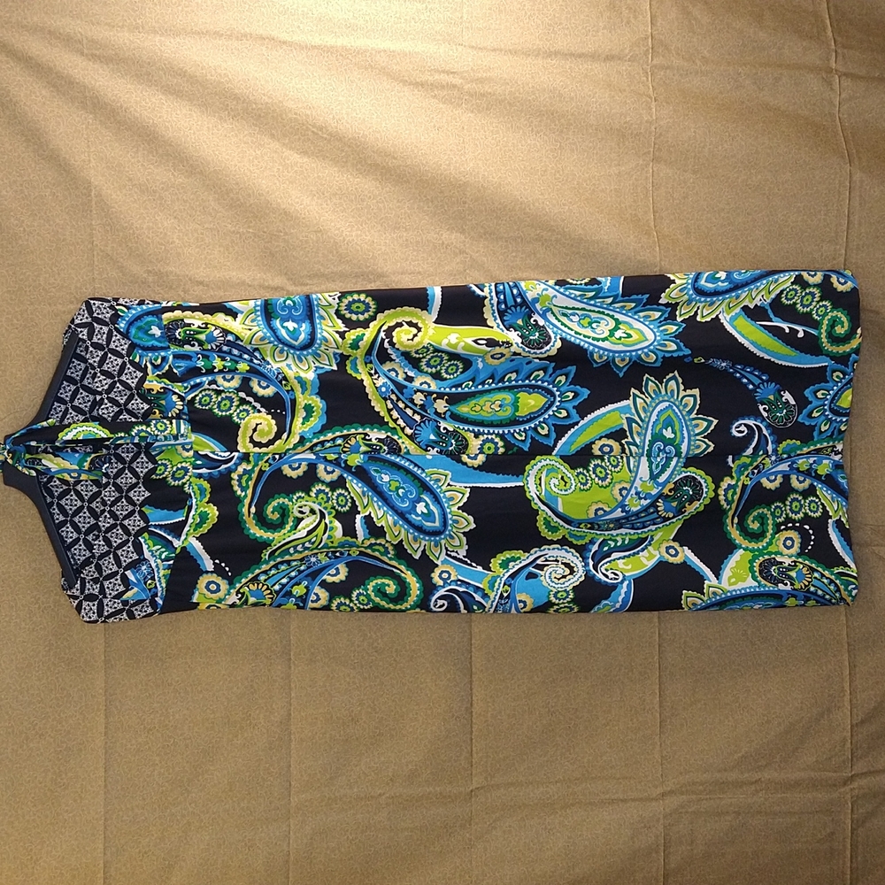 Women Halter Colorful Maxi Dress Size: XL